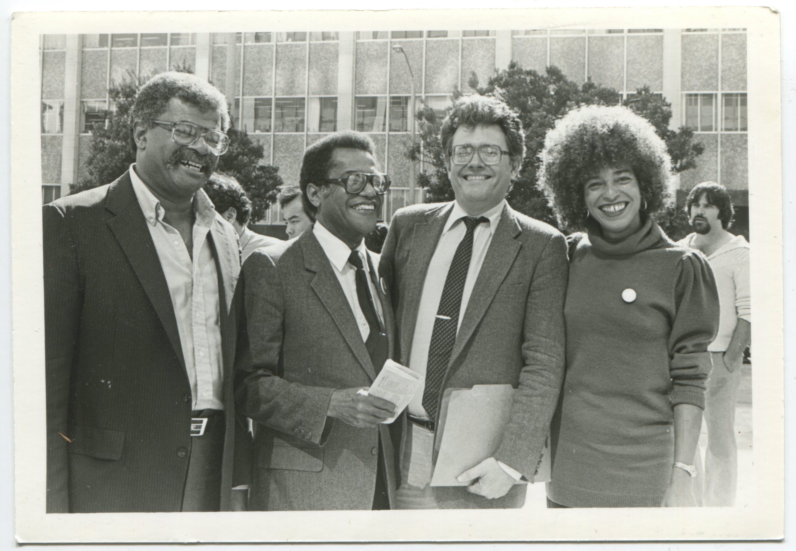 Gus and Angela Davis